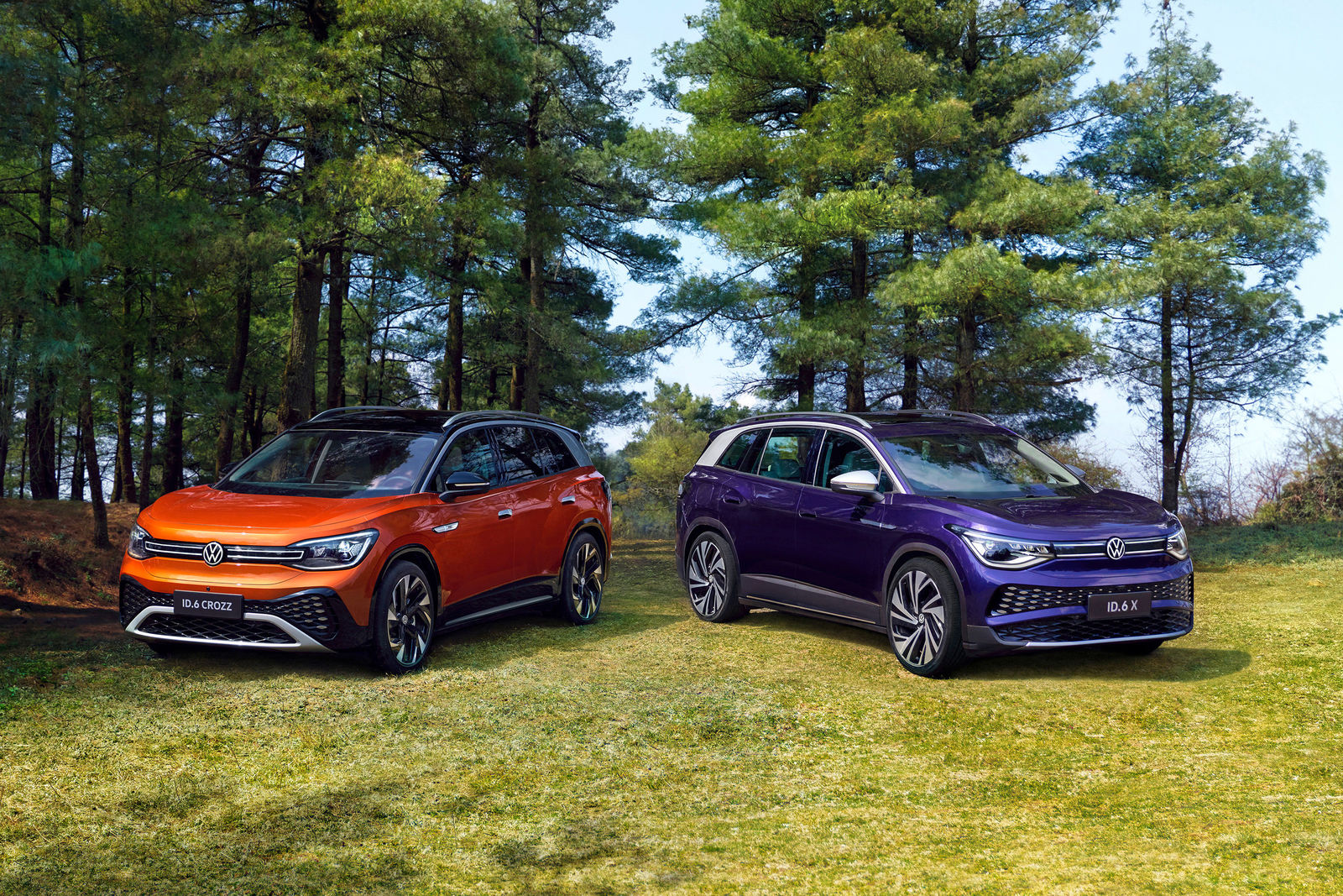 ID.6 CROZZ and ID.6 X. Archive photo, 2021, illustrating the China range. Foto: Volkswagen AG